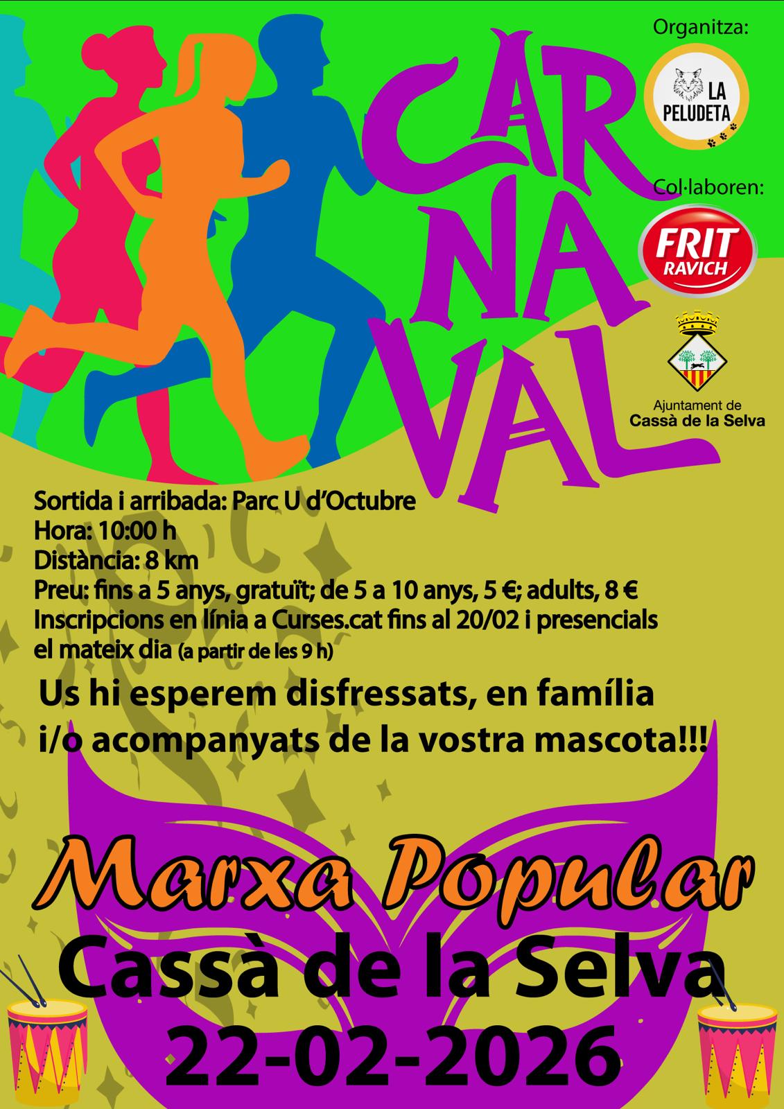Cartell Marxa Carnestoltes 2026
